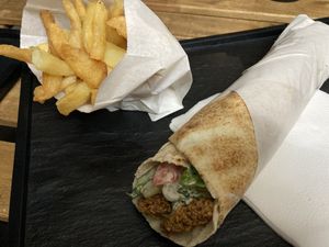 Falafel wrap  at Beirut Lebanese Kitchen in Strovolos