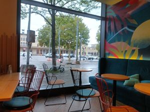 Seating area at Schubert Bio & Vollwert Bäckerei - Co. KG in Augsburg