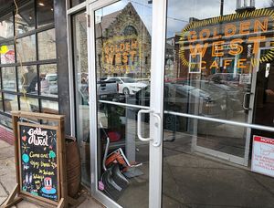Front door  at Golden West Cafe in Baltimore