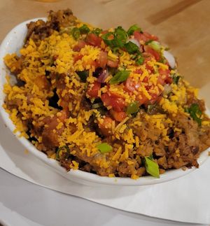 Frito pie with faux-rizo at Golden West Cafe in Baltimore