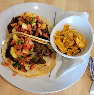 Vegan shrimp tacos at Golden West Cafe in Baltimore