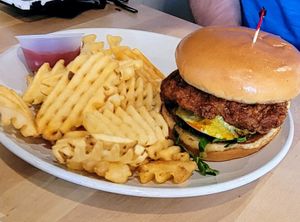 Vegan spring chicken sandwich at Golden West Cafe in Baltimore