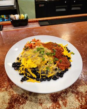 Vegan Huevos Rancheros at Golden West Cafe in Baltimore