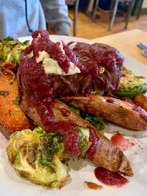 Vegan seared steak  at Golden West Cafe in Baltimore