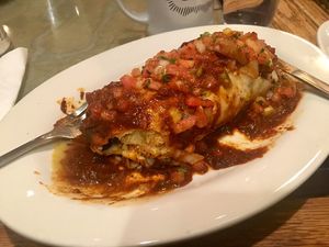 Vegan breakfast burrito at Golden West Cafe in Baltimore