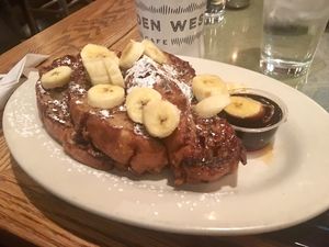 Vegan French toast at Golden West Cafe in Baltimore