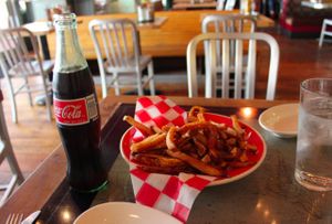 Garlic fries at Golden West Cafe in Baltimore