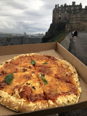 Bigger than a caste courtyard at Viva La Vegan in Edinburgh