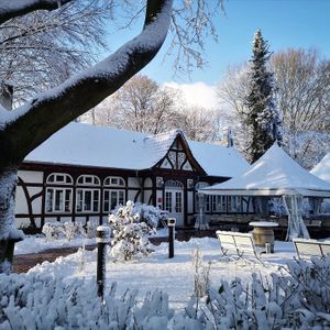 Berggasthaus im Winter  at Berggasthaus Niedersachsen in Gehrden