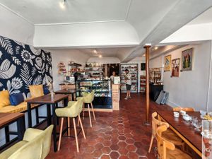 Inside at Les Herbes Folles in Dourdan