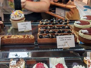 finger chestnut with blackcurrant confit at Les Herbes Folles in Dourdan