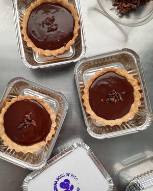 Torttinhas de chocolate meio amargo at Cozinha Bons de Bico in Ipojuca