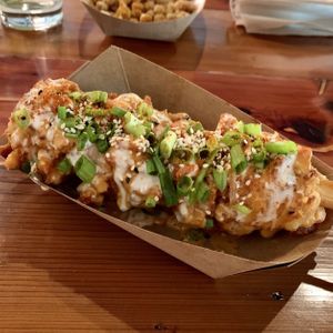 Street Dog at Sunny's Backyard in Austin