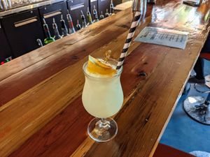 Mai Sharona, the bartender's favorite to make. at Sunny's Backyard in Austin