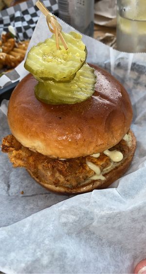 Hot Chick’n Sandwich   at Sunny's Backyard in Austin