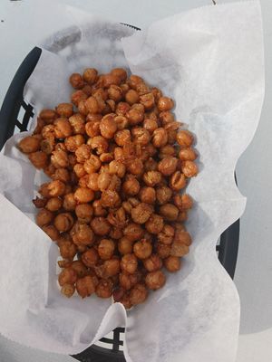 Crispy chickpeas  #Veganuary at Sunny's Backyard in Austin