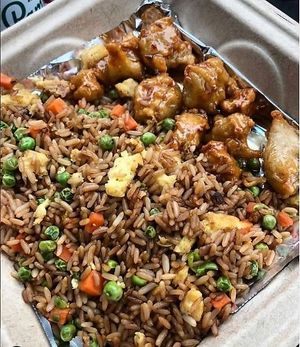 food at Lo Pans Kitchen by Plow Burger in Austin