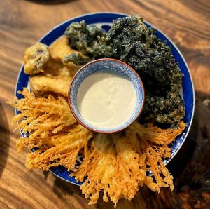 Vegan mixed tempura platter at Cosmic - Pasig in Pasig