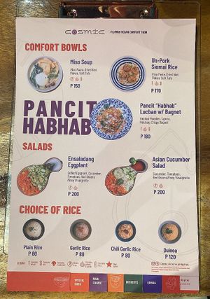 comfort bowls  at Cosmic - Pasig in Pasig