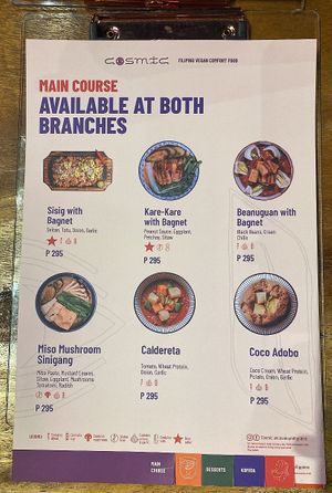 main course  at Cosmic - Pasig in Pasig