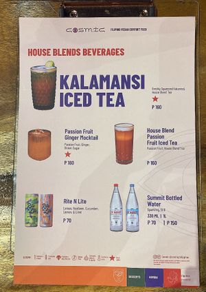 house blend beverages  at Cosmic - Pasig in Pasig