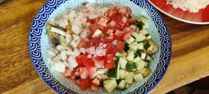 Fresh eggplant salad at Cosmic - Pasig in Pasig