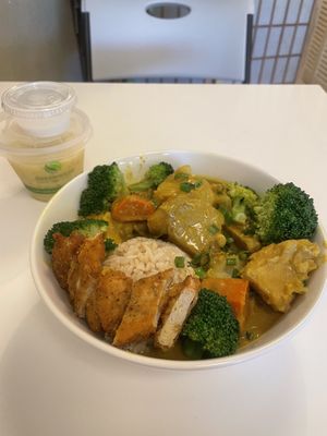 Katsu curry  at Loving Hut - King St in Honolulu