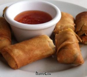 spring rolls at Loving Hut - King St in Honolulu