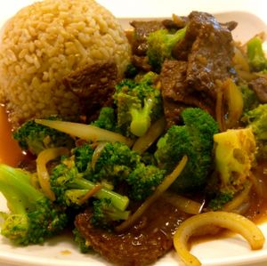 Brocco Pua at Loving Hut - King St in Honolulu