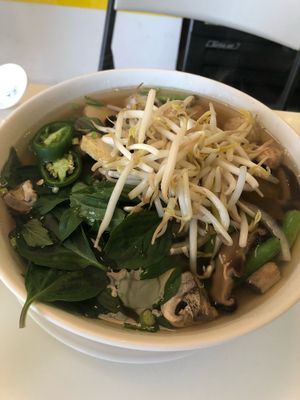 Vegan Pho  at Loving Hut - King St in Honolulu