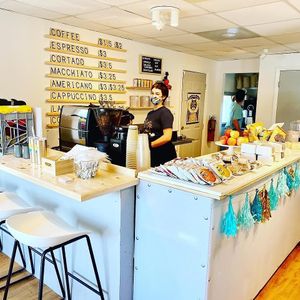 Counter (photo from their website) at Purr Cup Cafe in Raleigh