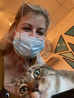   at Purr Cup Cafe in Raleigh