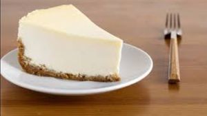 New York Style Cheesecake at Eliza's Vegan Café in Florence