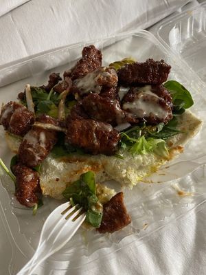 Rib sandwich   at Eliza's Vegan Café in Florence