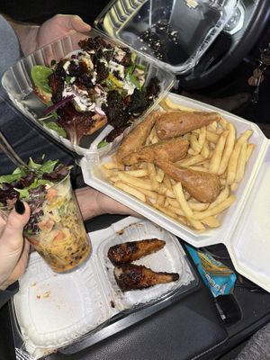   at Eliza's Vegan Café in Florence