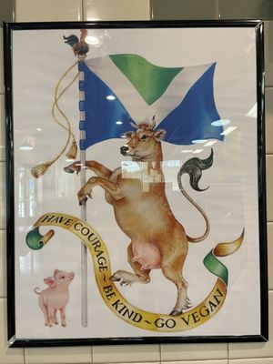   at Eliza's Vegan Café in Florence