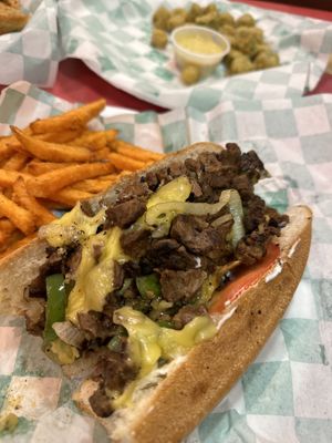 Requested no cheese and was told it couldn’t be done, but seems like it could’ve been held.  I just picked most of it off.  (I’m not a fan of many vegan cheeses). 🤷🏻‍ at Eliza's Vegan Café in Florence