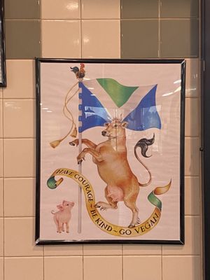   at Eliza's Vegan Café in Florence