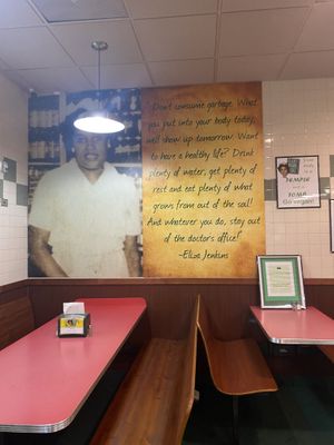   at Eliza's Vegan Café in Florence