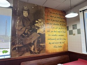   at Eliza's Vegan Café in Florence