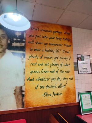  at Eliza's Vegan Café in Florence