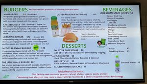   at Eliza's Vegan Café in Florence