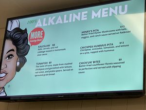   at Eliza's Vegan Café in Florence