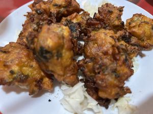 Vegetable pakoras   at Kasturi Indian Cuisine in Winston-salem