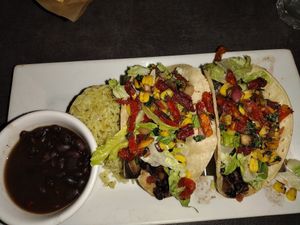 Vegan tacos at Iron Cactus in San Antonio