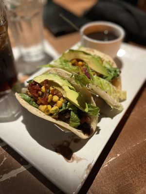 Vegan Tacos! Yum Yum!   at Iron Cactus in San Antonio