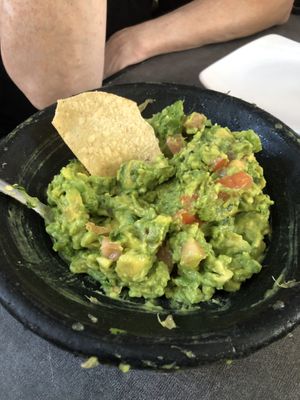 Fresh Guacamole with no onions   at Iron Cactus in San Antonio