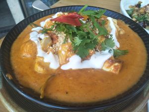 Massaman curry at Emily Taylor in Fremantle