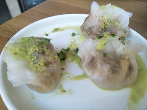 Tofu dumplings at Emily Taylor in Fremantle