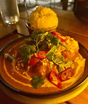 Massaman curry #Veganuary at Emily Taylor in Fremantle